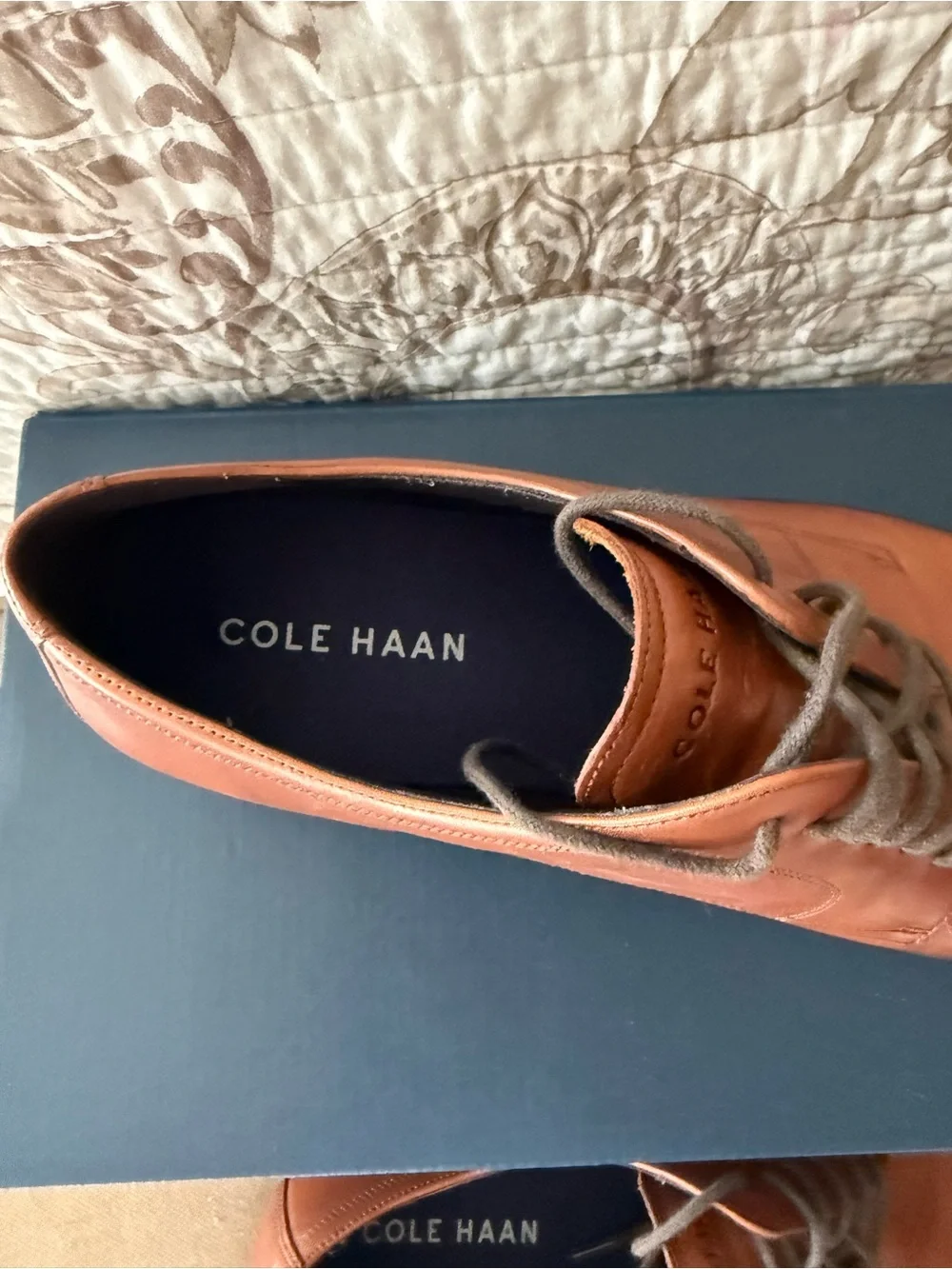 Cole Haan smooth chestnut